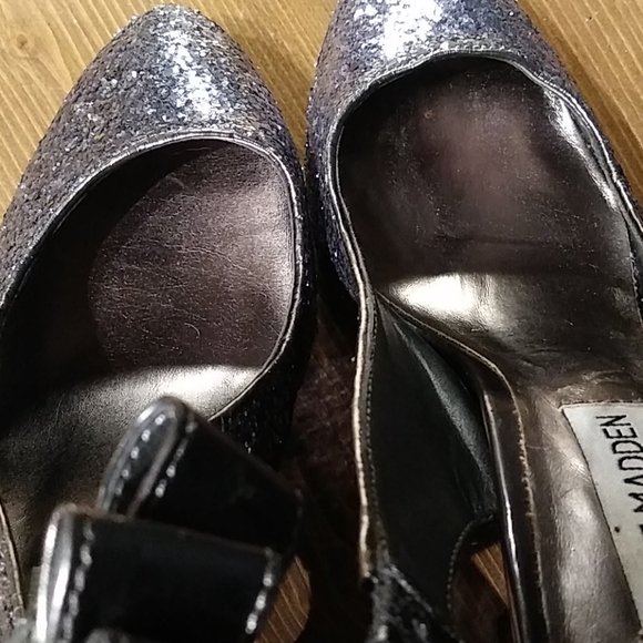 Steve Madden  glittered  heels - Picture 9 of 14